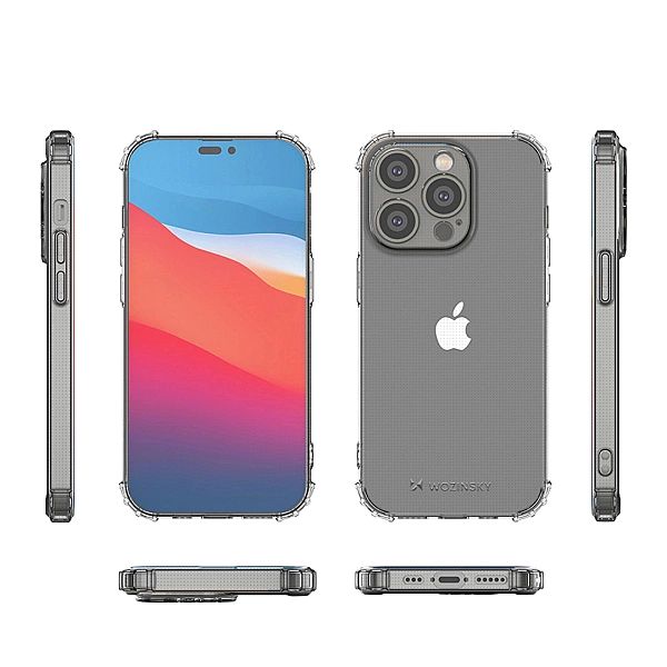 Etui żelowe bezbarwne A-shock do iPhone 14 Pro Max