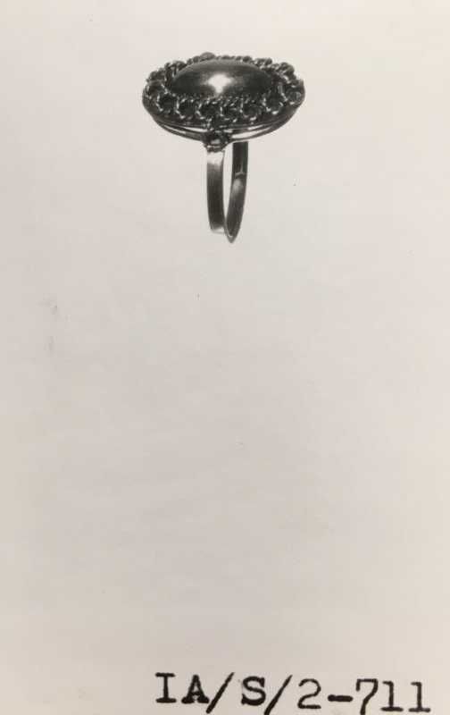 Krakowski Srebrny Pierścionek - Perła - 3,66g - IMAGO ARTIS wz. 2-711