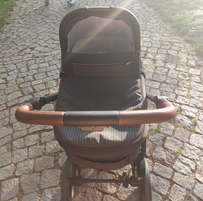 Wózek gondola i pacerówka Peg-Perego Veloce Fiat-500 2w1