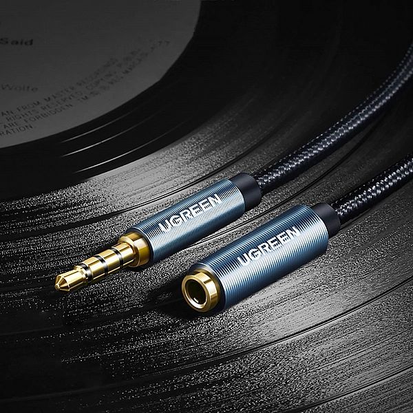 Ugreen kabel adapter przedłużacz AUX mini jack 3,5 mm 2m niebieski (AV
