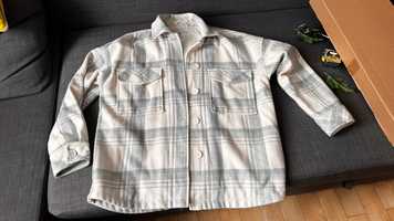 Reserved L kurtka koszula koszulowa w kratę