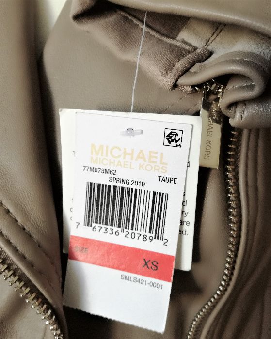 MICHAEL KORS skóra naturalna kurtka oryginał MOTOCYKLOWA