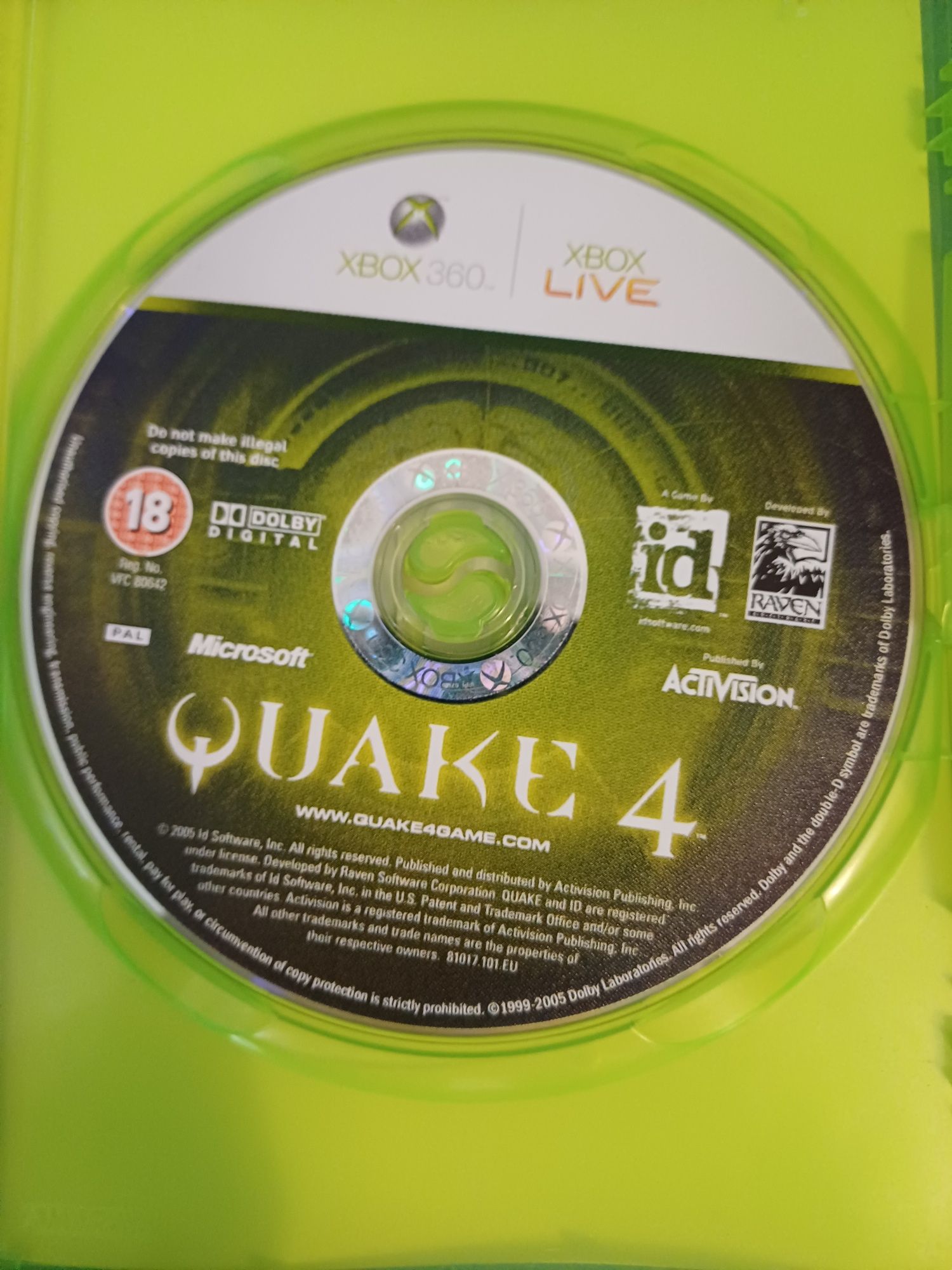 Quake 4 xbox 360