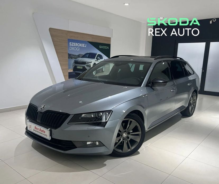 Skoda Superb 2.0 TDI 190KM. Sportline. DSG. I właściciel. ASO do końca.