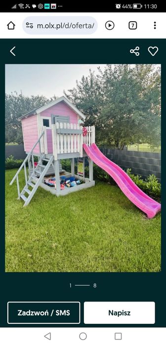 Domek drewniany dla dziecka