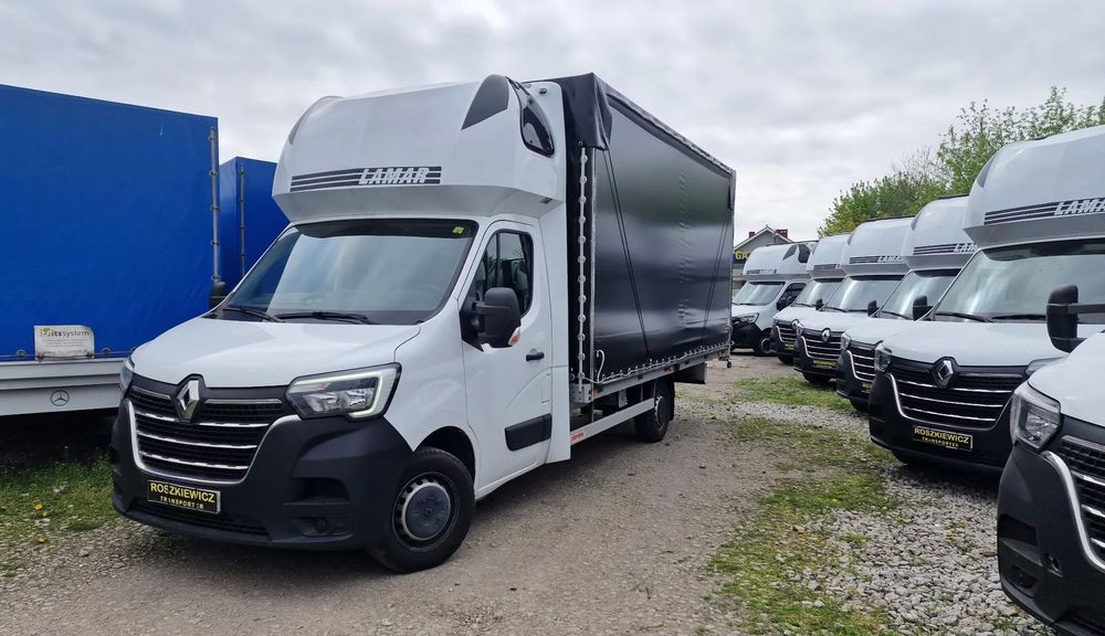 Renault Master 10 EP+, Salon PL, nowa Plandeka , nowa BURTO FIRANA , ASO ,2022 rok produkcji, poduszki  Renault Master, gotowy od ręki, bez wkładu, wymiar 490x230x230/245/260