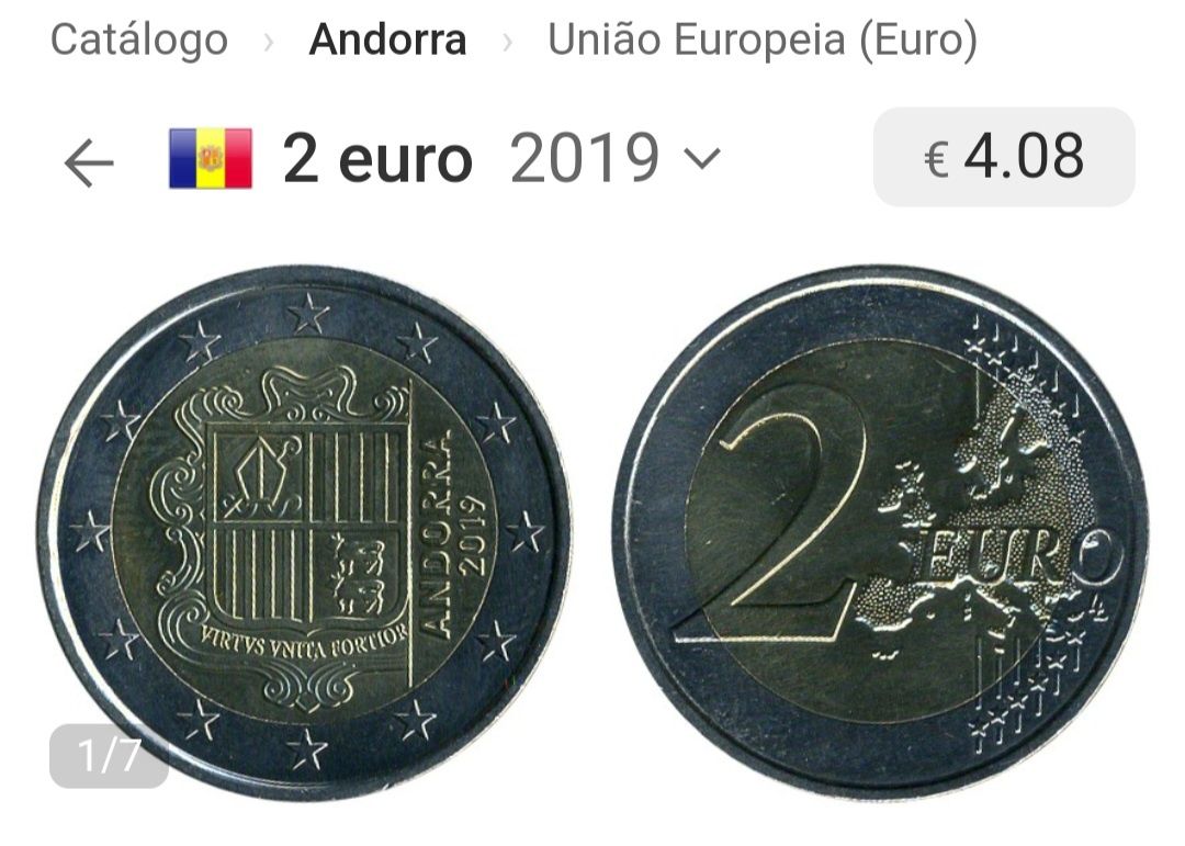 Moeda 2€, Andorra 2019