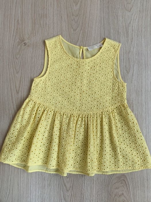 Bluzeczka tunika bawełna ZARA rozmiar 128