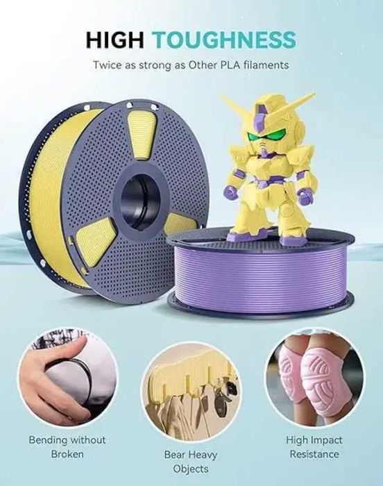 Пластик, філамент SUNLU PLA Meta для швидкісного 3D друку 1кг