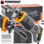 POWERMAT Piła Szablasta Wyrzynarka Lisi Ogon Elektryczna 1800W 20xNóż