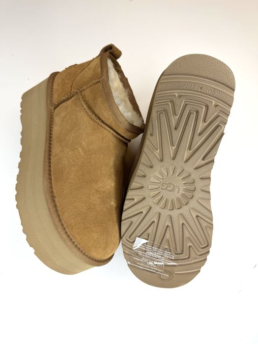 УГГИ из натуральной овчины и замши - 36 размер