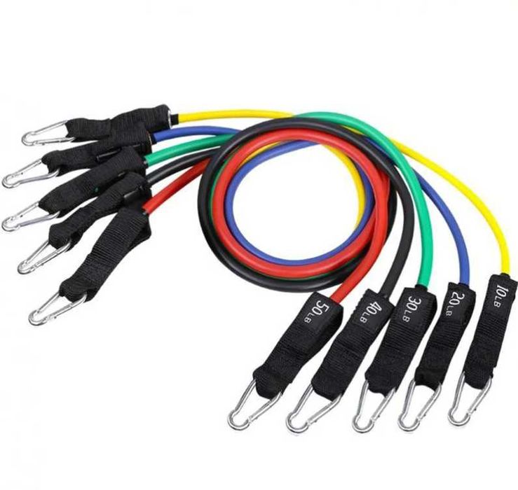 Набір трубчастих еспандерів 5 шт. + чохол