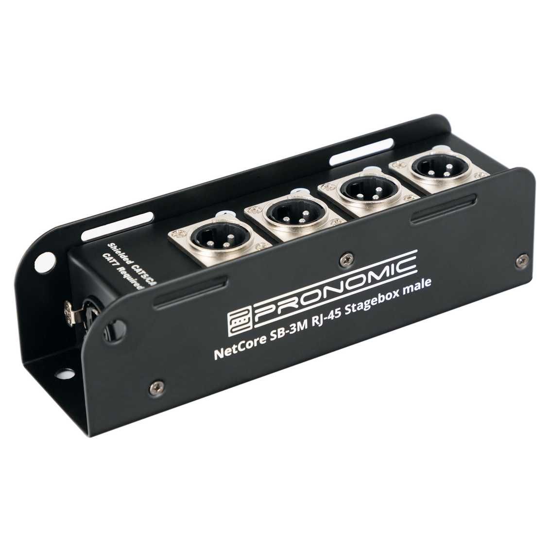 Wielordzeniowy męski 4-kanałowy stagebox Pronomic NetCore SB-3M
