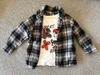 Camisa e t-shirt  3-4 anos (101-107 cm) como novo