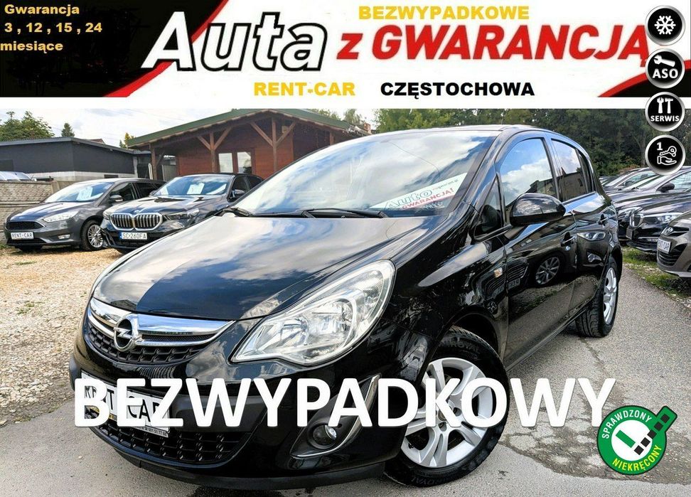 Opel Corsa 1.2i*85PS*OPŁACONY Bezwypadkowy Klimatyzacja*Serwis*VIP GWARANCJA24M