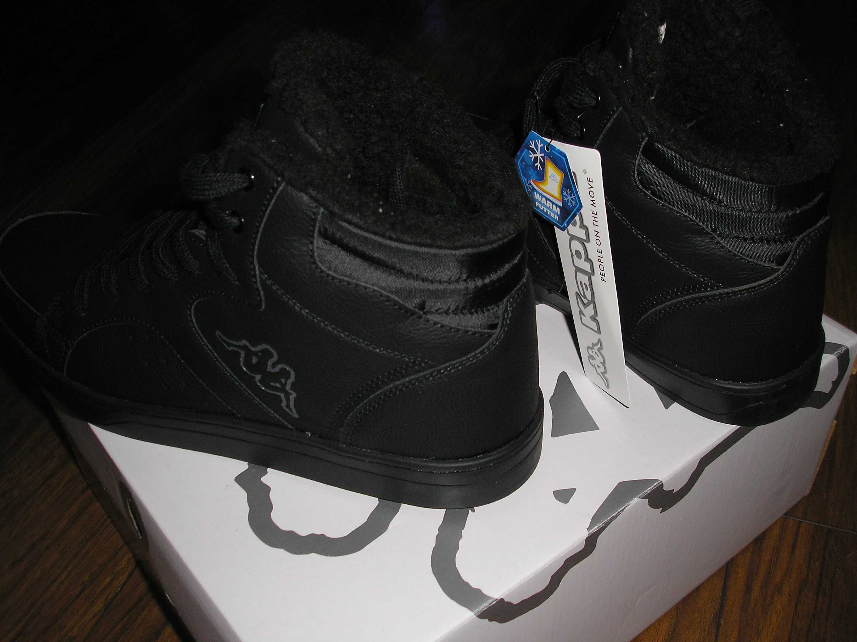 NOWE Buty Kappa zimowe model Nanook 43 czarne ocieplane