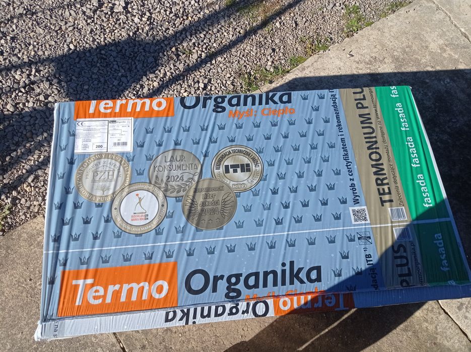 Styropian elewacyjny 20 cm. Grafitowy. Termo Organika
