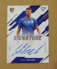 Karta z autografem Kamil Wilczek Piast Gliwice Ekstraklasa 2023/24