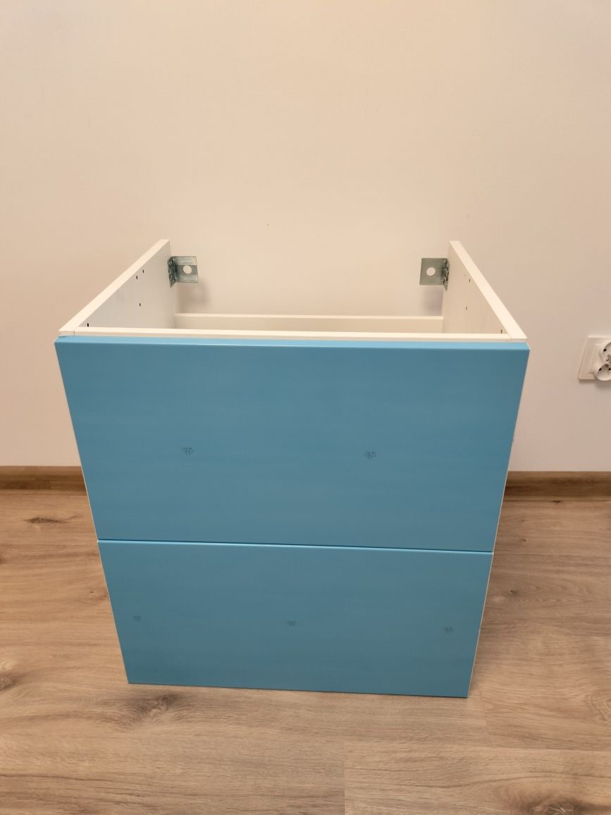 Szafka pod umywalkę Aruna wisząca 50 cm biała