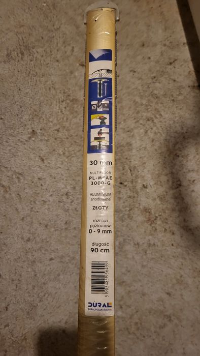 Listwa progowa aluminium zloto 90 cm