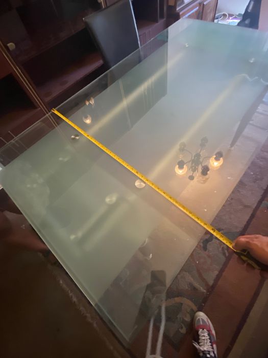 Mesa de Vidro Extensível  - Sala de Jantar