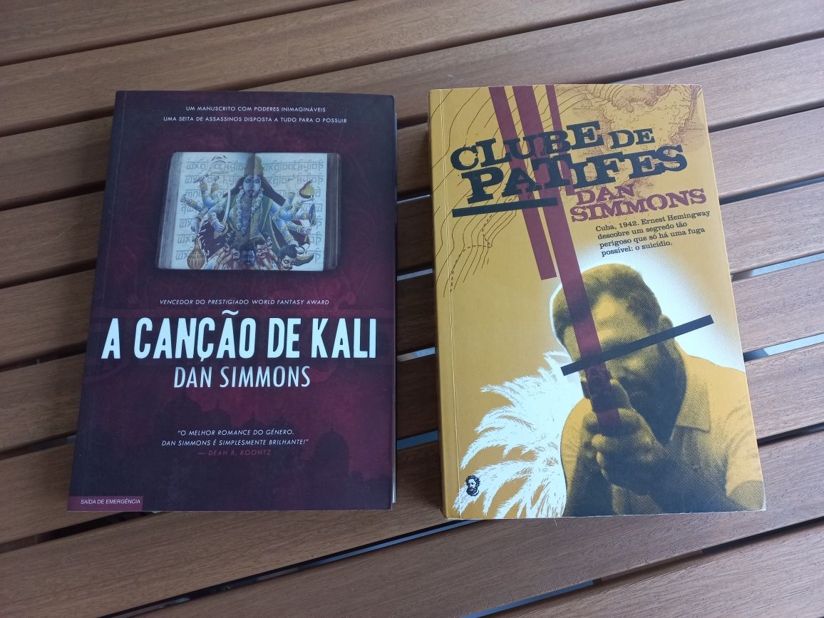 Livros Ken Follett / Michael Crichton / Dan Simmons