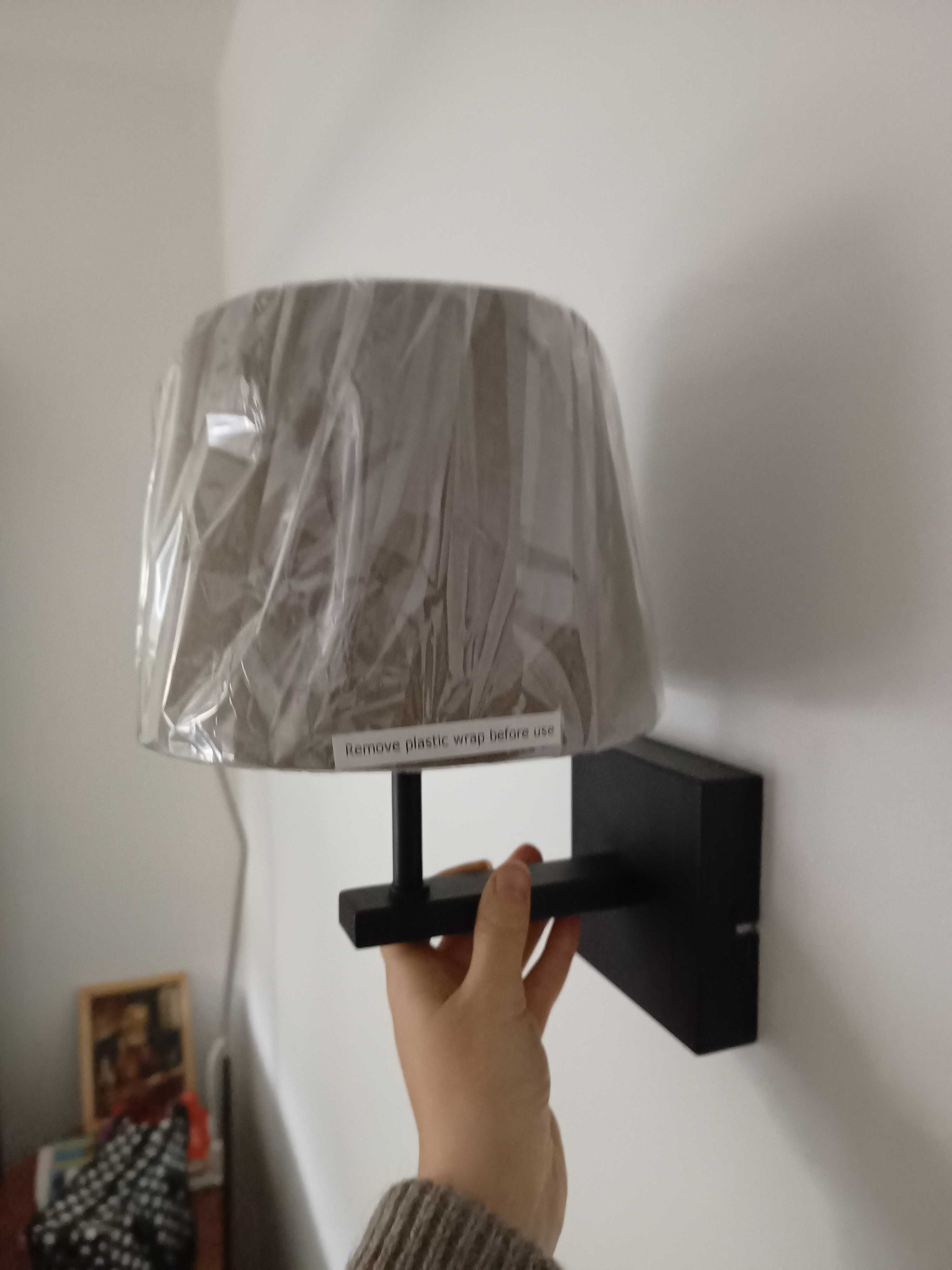 Leroy Merlin nowy kinkiet / lampa ścienna w stylu loft, zafoliowana