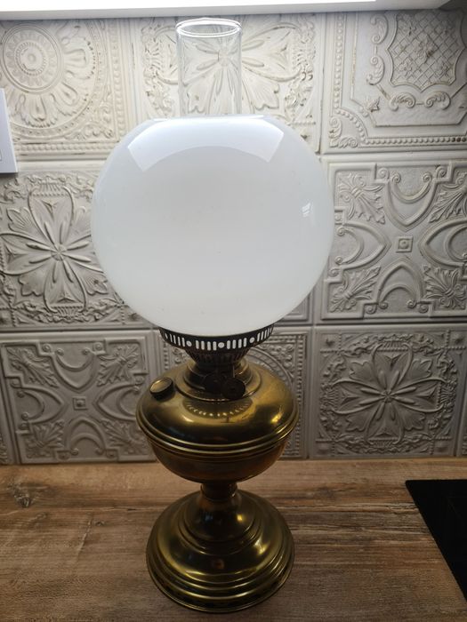 Stara lampa naftowa Duplex