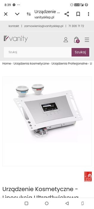 Liposukcja ultradźwiękowa podczerwień