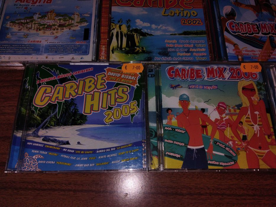 Música em Cd Colectâneas de Caribe  Cd´s Duplos.