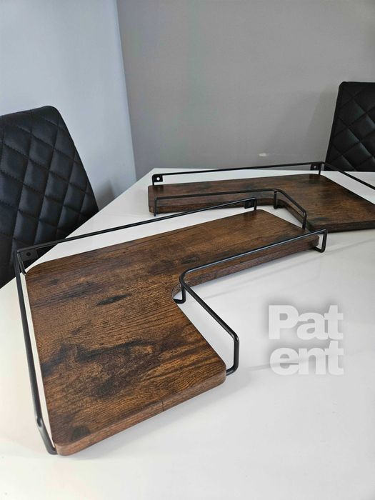 Loftowa dekoracja narożna ścienna kwietnik dom 2 sztuki