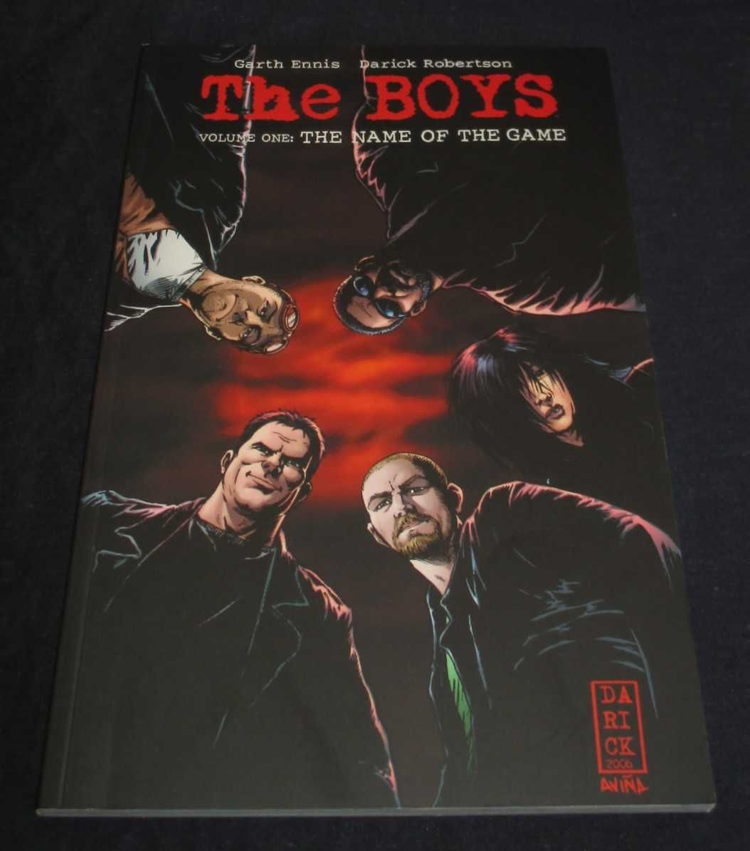 Livro BD The Boys Volume 1 The Name Of The Game Garth Ennis