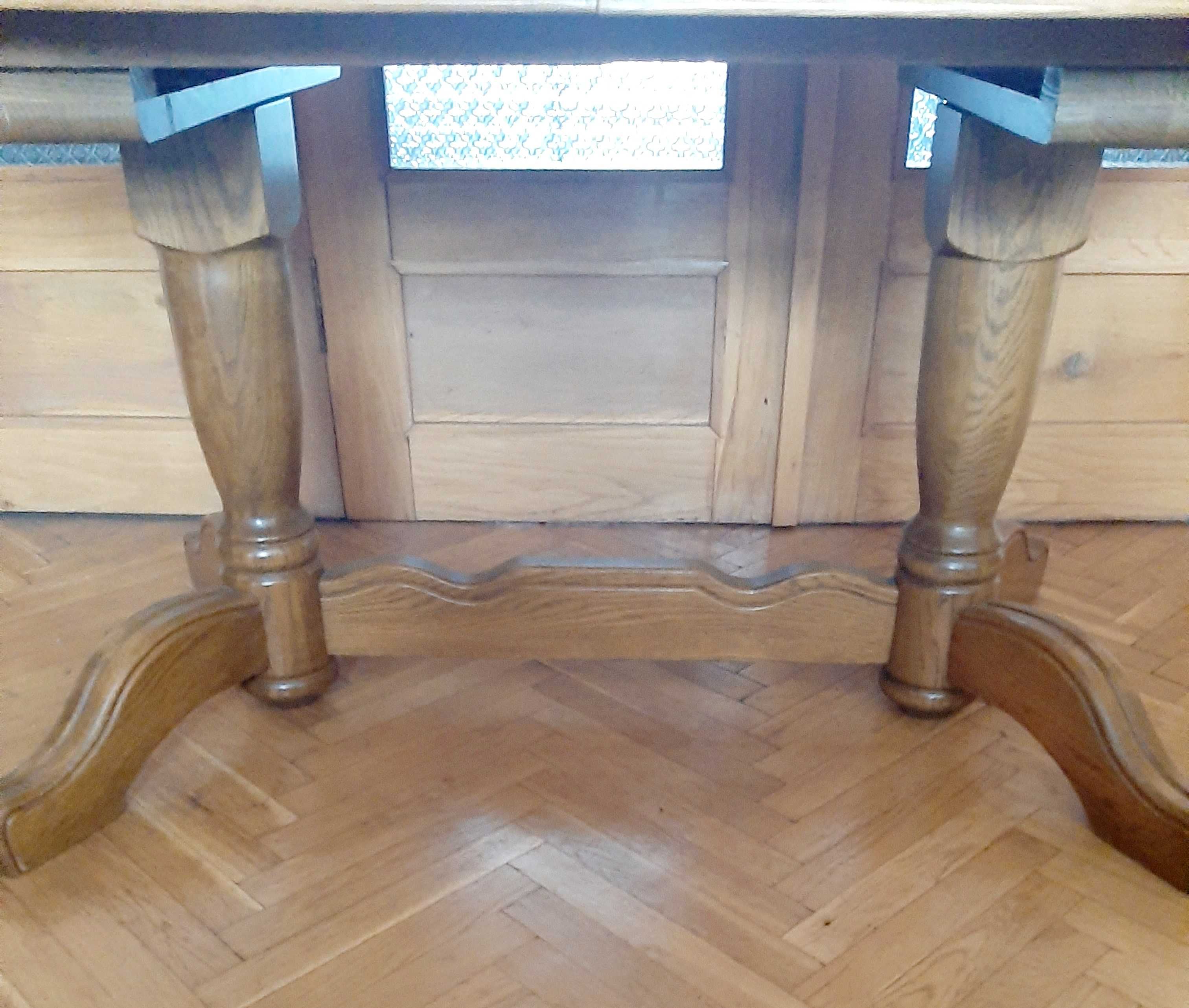 Duży stół drewniany rustikal produkcja Swarzędz