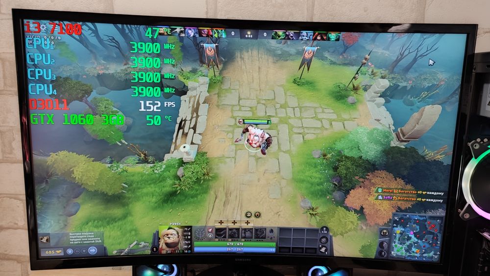 Игровой ПК DDR4 GTX 1060 CS 2 GTA5 WOT fortnite RUST dota2