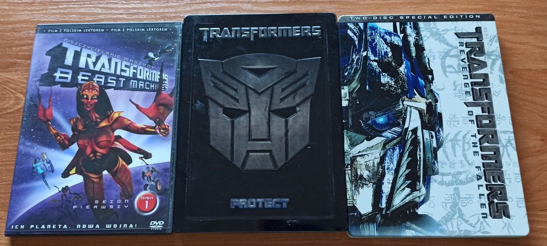 Transformers 1 + Transformers 2 - dwupłytowe wydanie DVD + bajka
