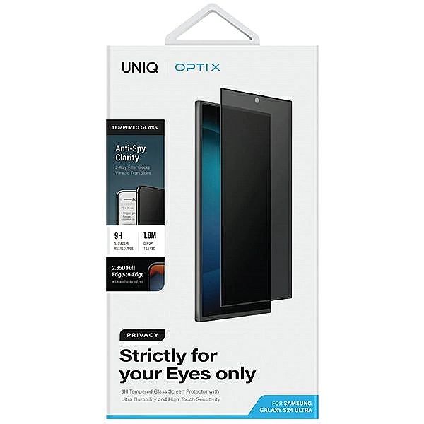 Szkło UNIQ Optix Privacy hartowane prywatyzujące na Samsung Galaxy S24