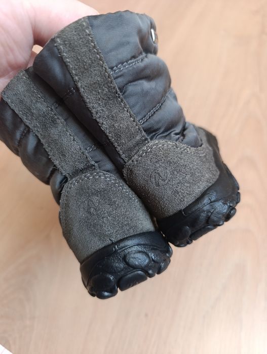 Buty zimowe śniegowce 21 Falcotto Naturino czarne szare jak nowe