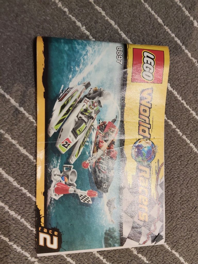 LEGO 8897 - Czerwona łódź (tylko)