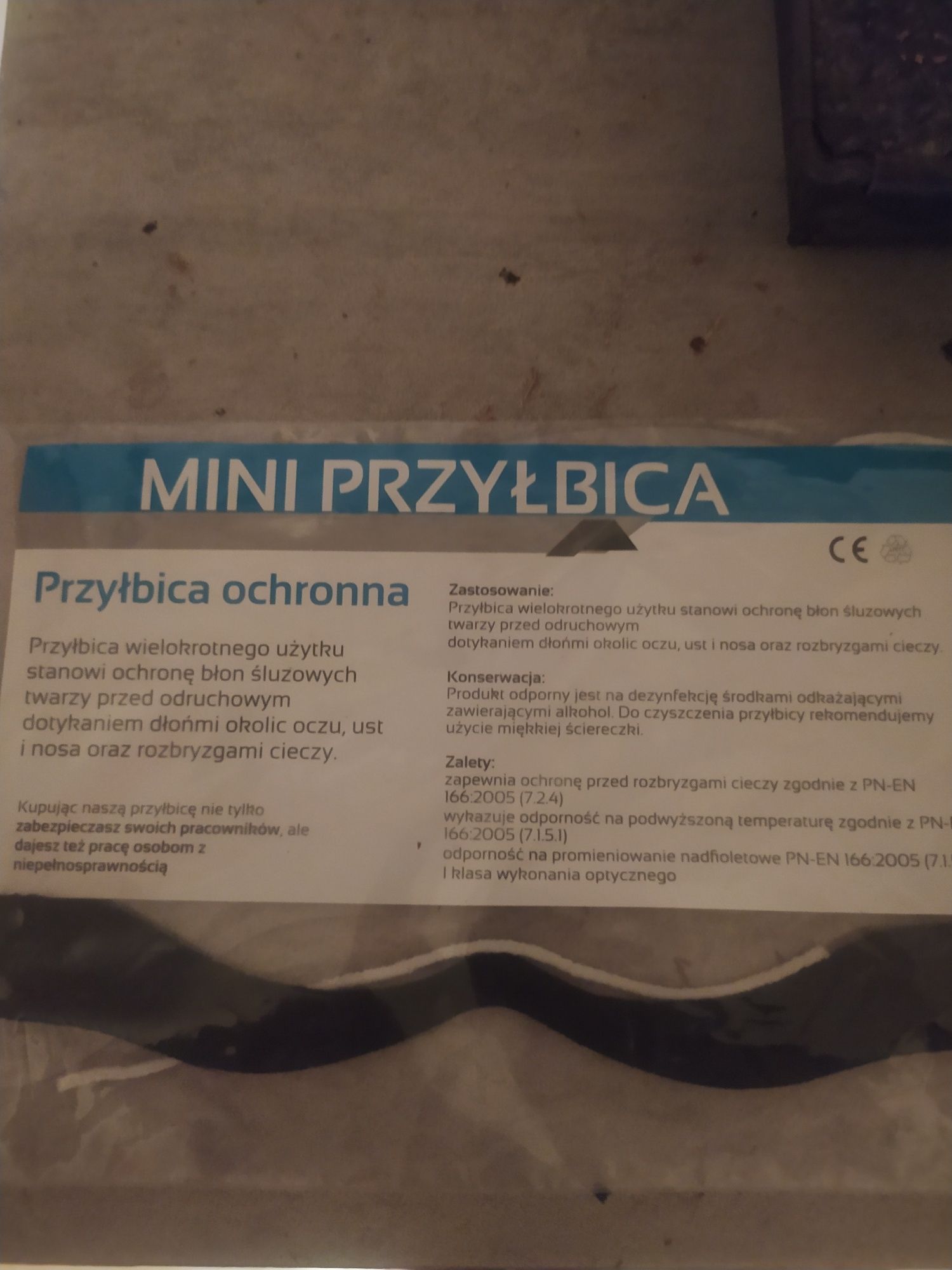 Mini przyłbica Polski produkt