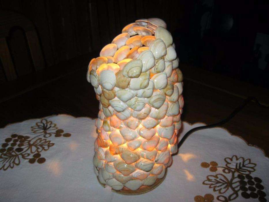 artesanato em conchas e artigos do mar