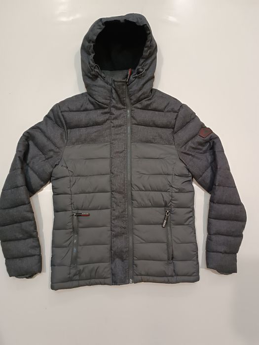 Superdry ocieplana kurtka roz,S/44,46 męska ocieplana pikowana