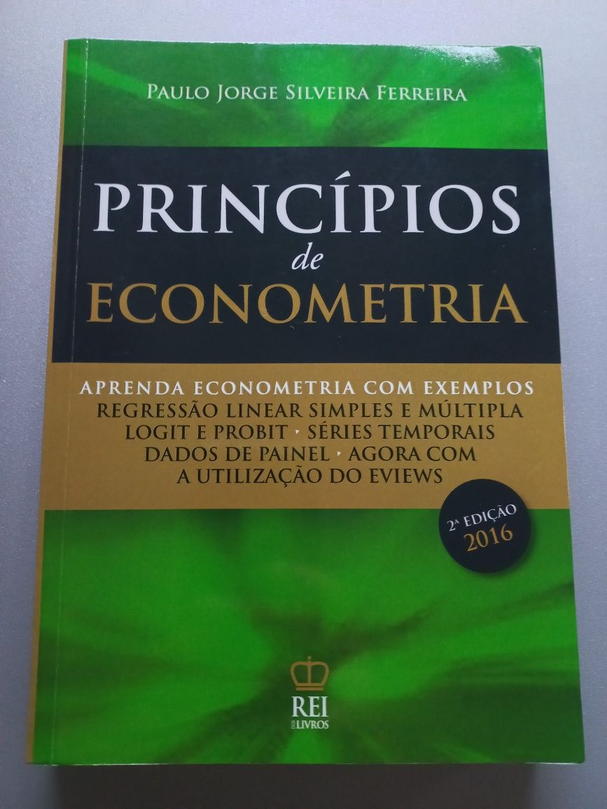 Princípios de Econometria, de Paulo Jorge Silva Ferreira