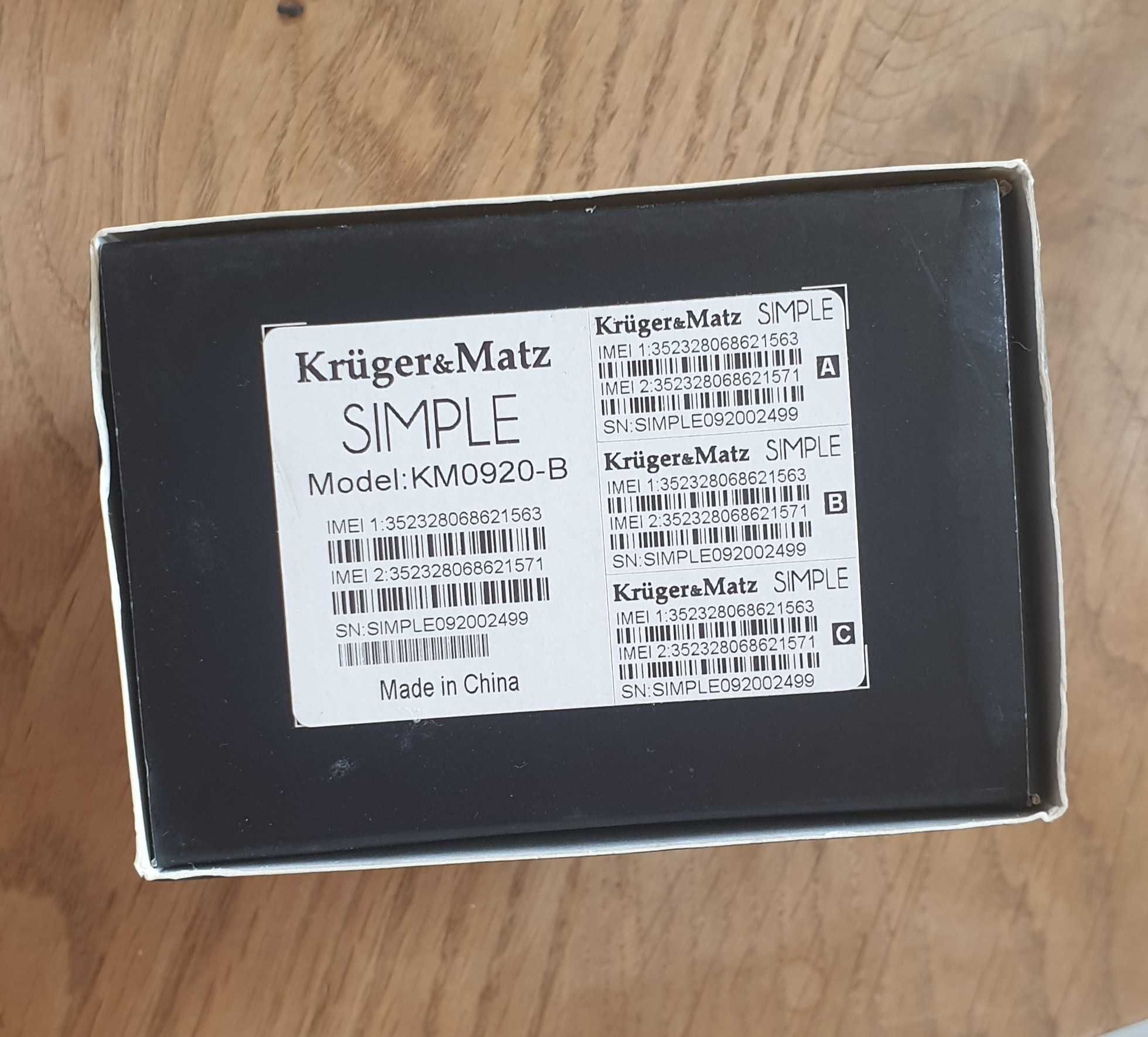 Telefon dla seniora Simple 920 Kruger&Matz