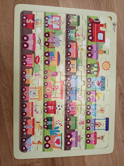 Układanka dla dzieci z alfabetem