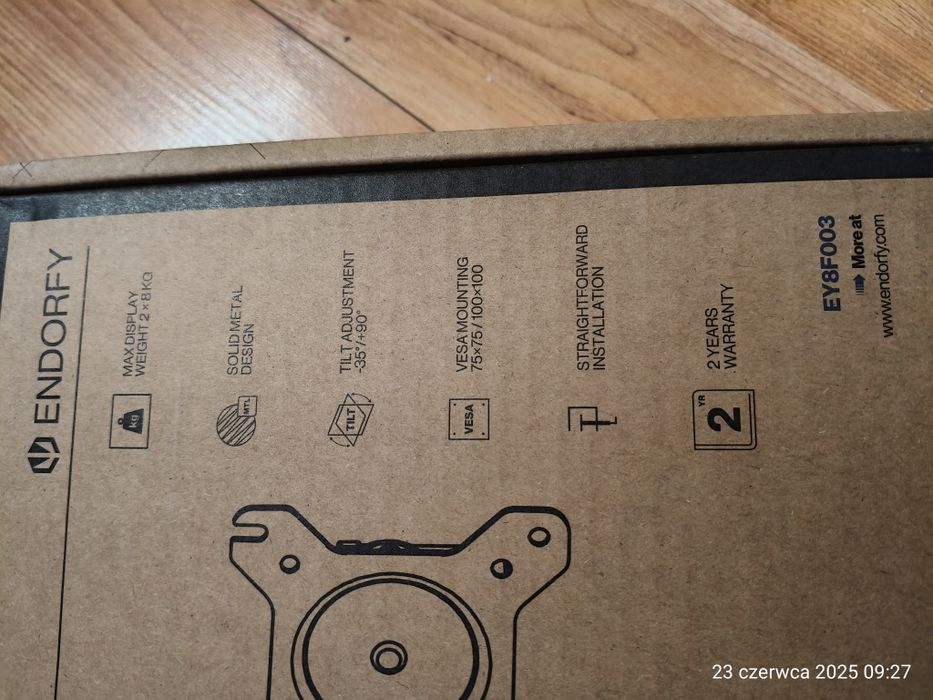 Hak do podwieszenia monitora Endorfy Atlas Duble podwójny