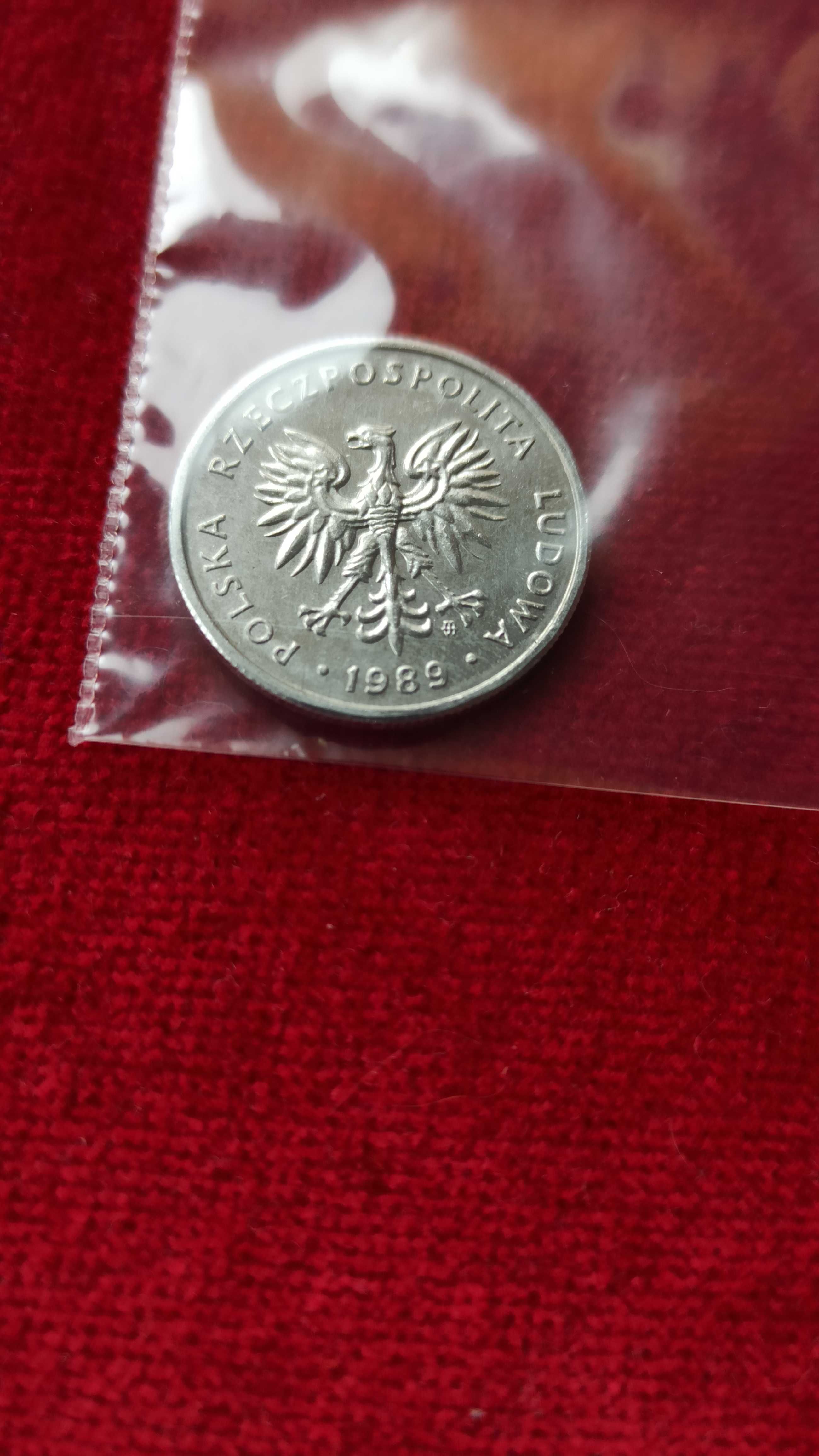 PRL, Moneta 5 złotych 1989 rok Mennicza - Piękna