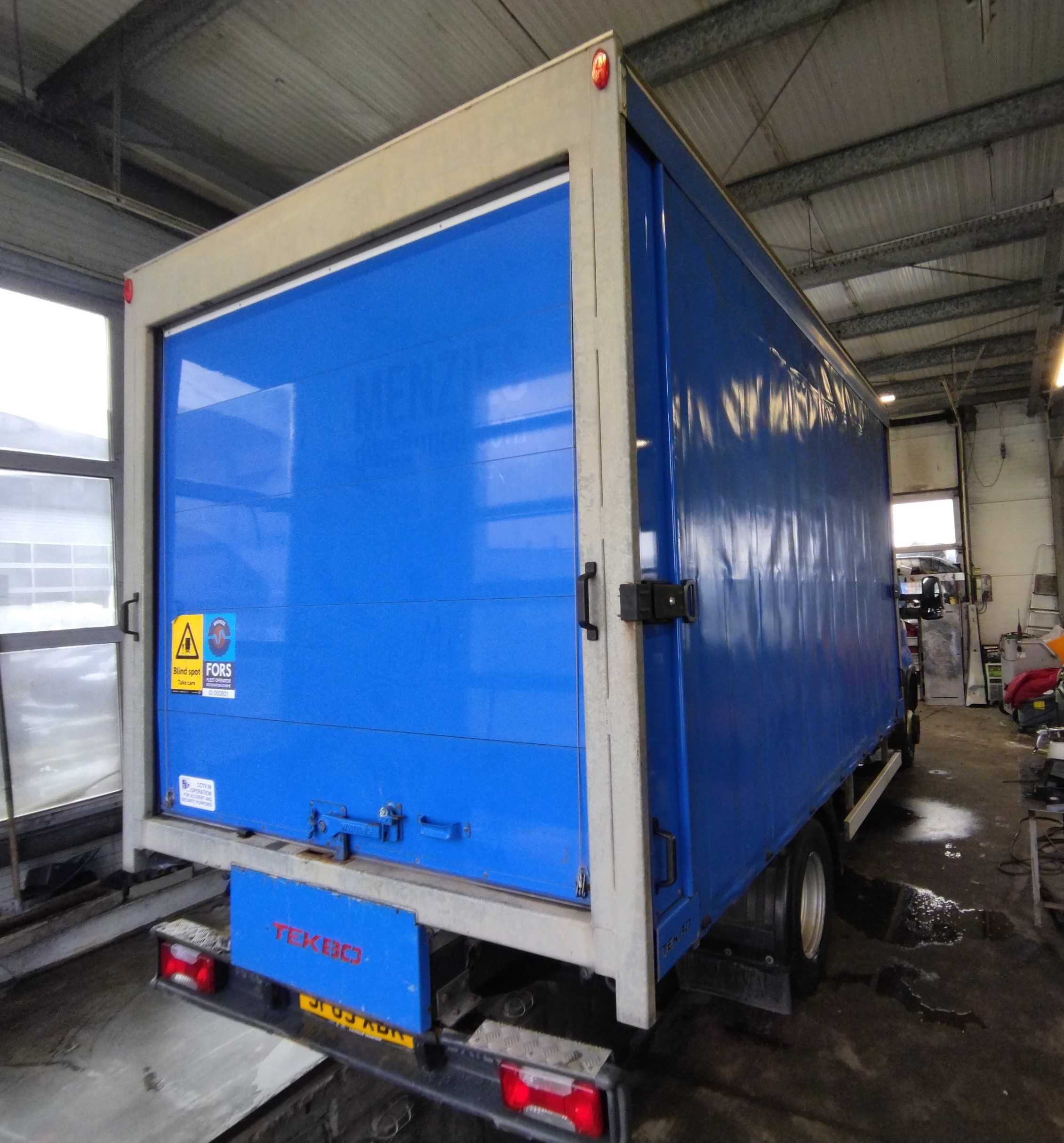 Kontener zabudowa firanka iveco daily 4.10 m