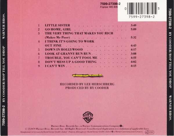 Ry Cooder – Bop Till You Drop