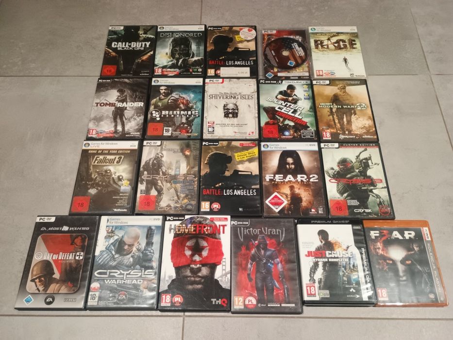 Zestaw 21 gier na PC