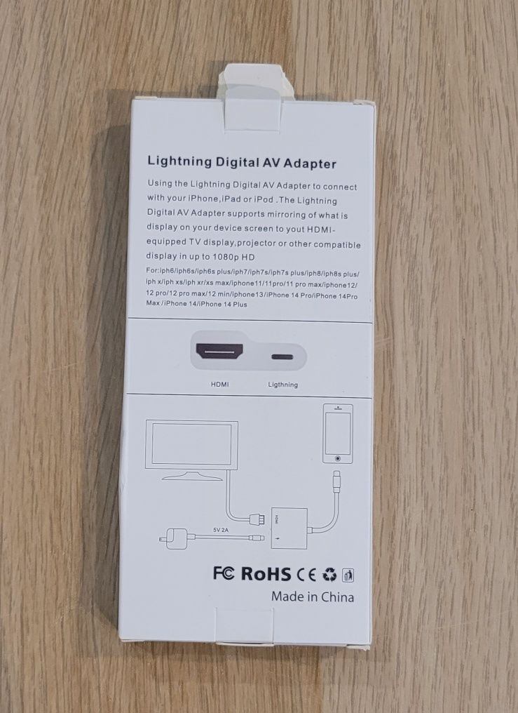 Adapter cyfrowy iPhone iPad HDMI